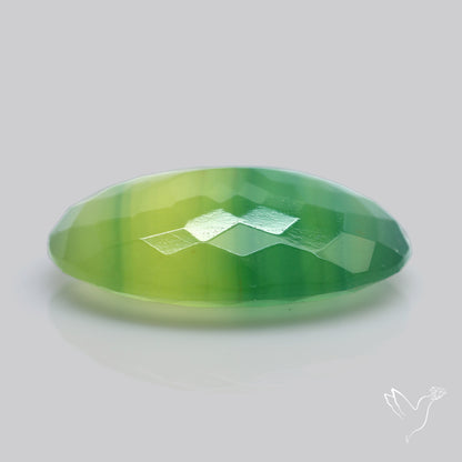 Faceted Belgian Green Fluorite