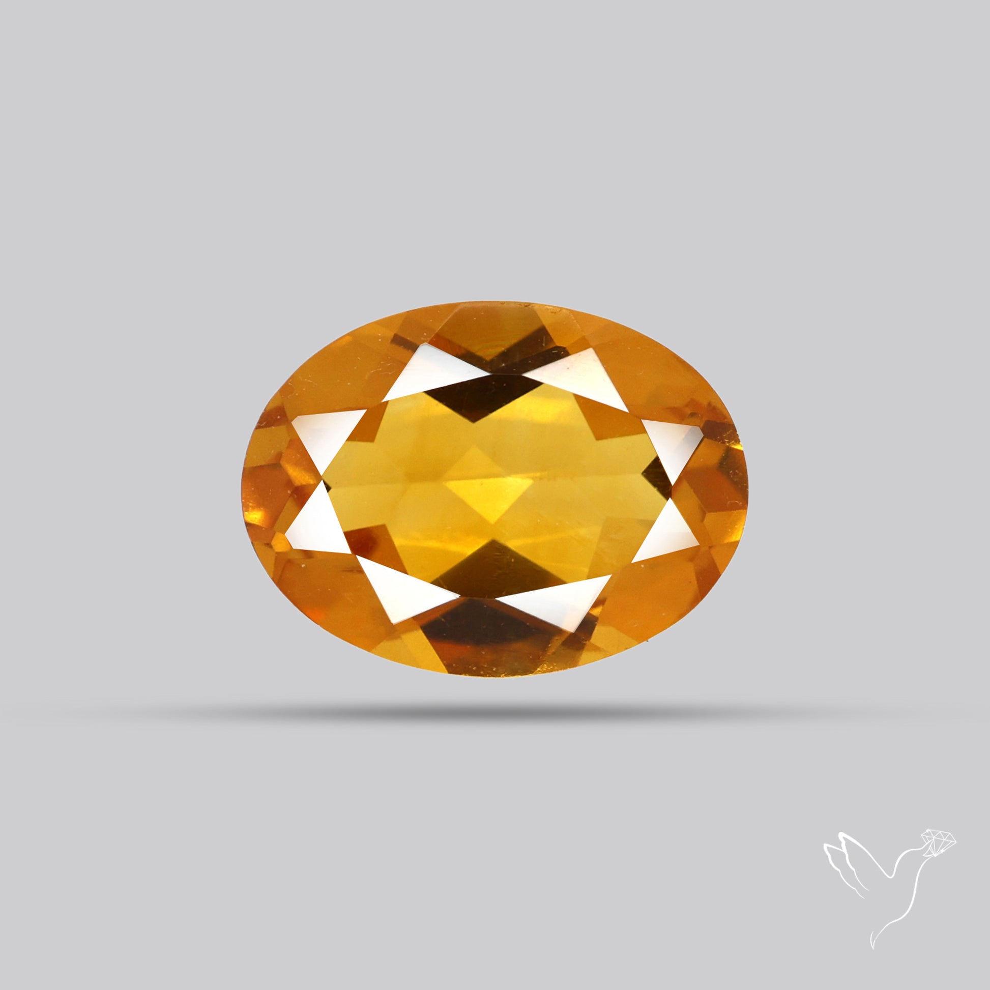 Faceted Brandy Citrine High Grade