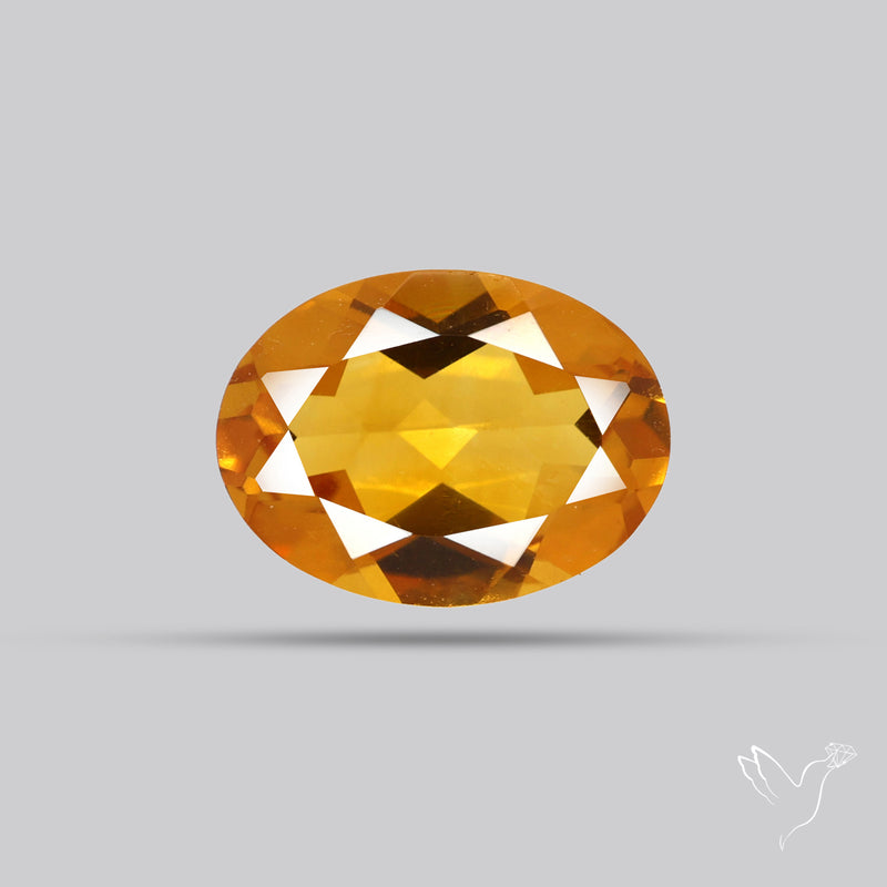 Faceted Brandy Citrine High Grade