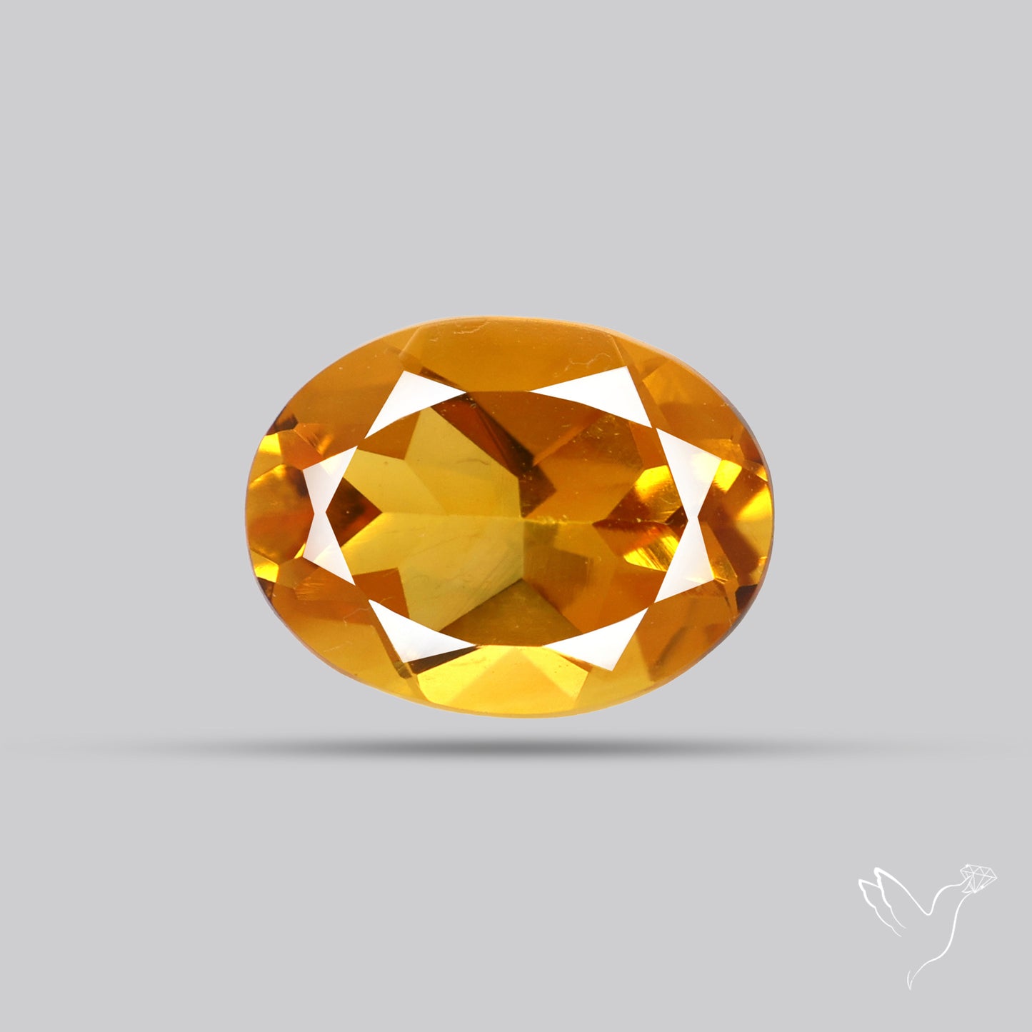 Faceted Brandy Citrine High Grade