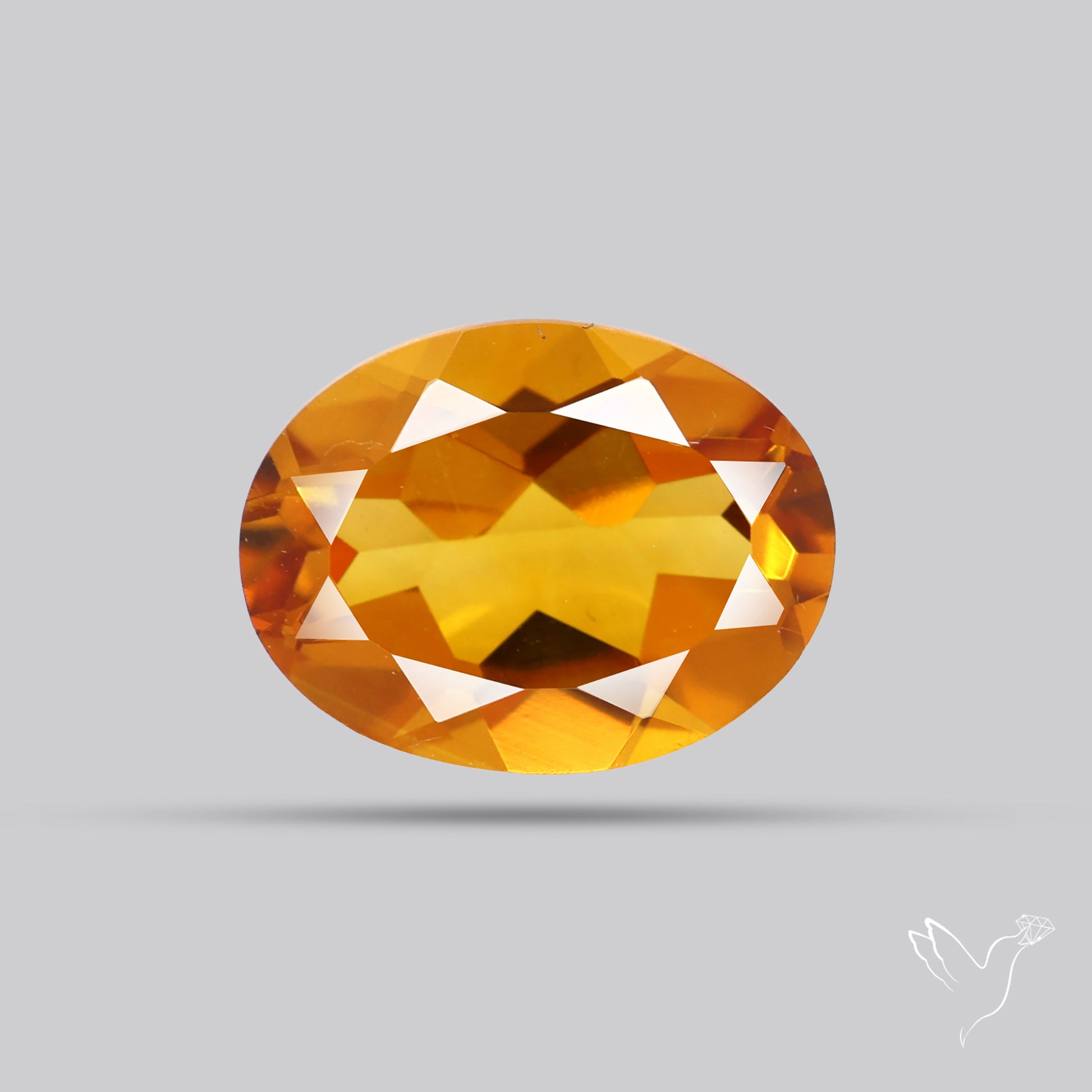Faceted Brandy Citrine High Grade