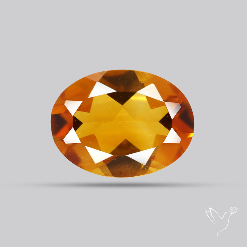 Faceted Brandy Citrine High Grade