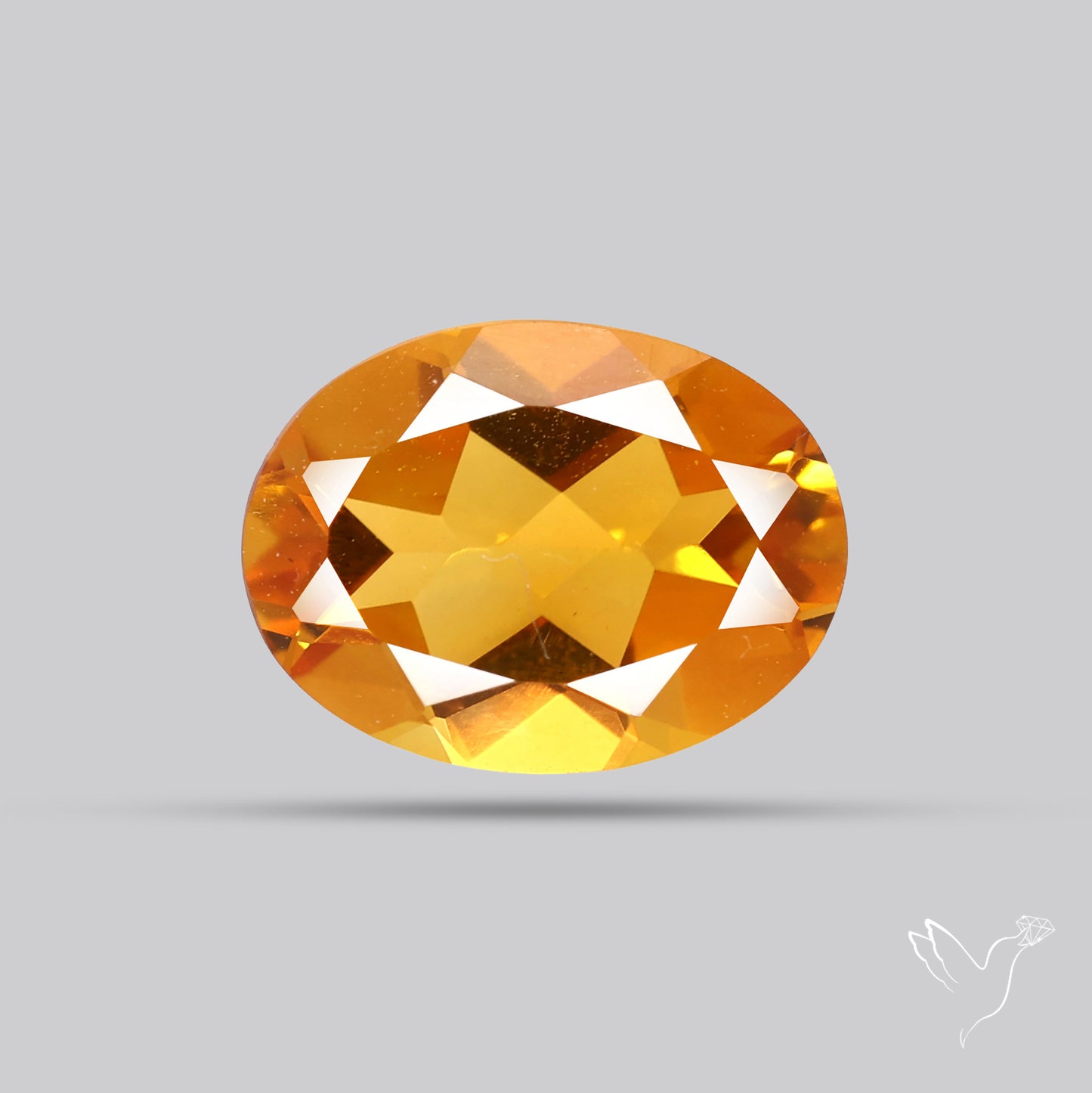 Faceted Brandy Citrine High Grade