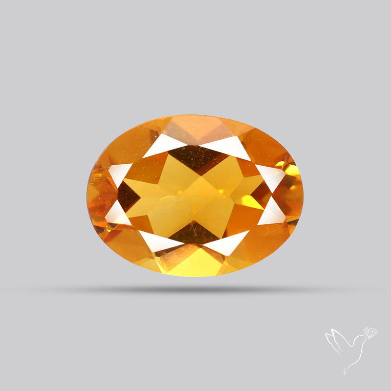 Faceted Brandy Citrine High Grade