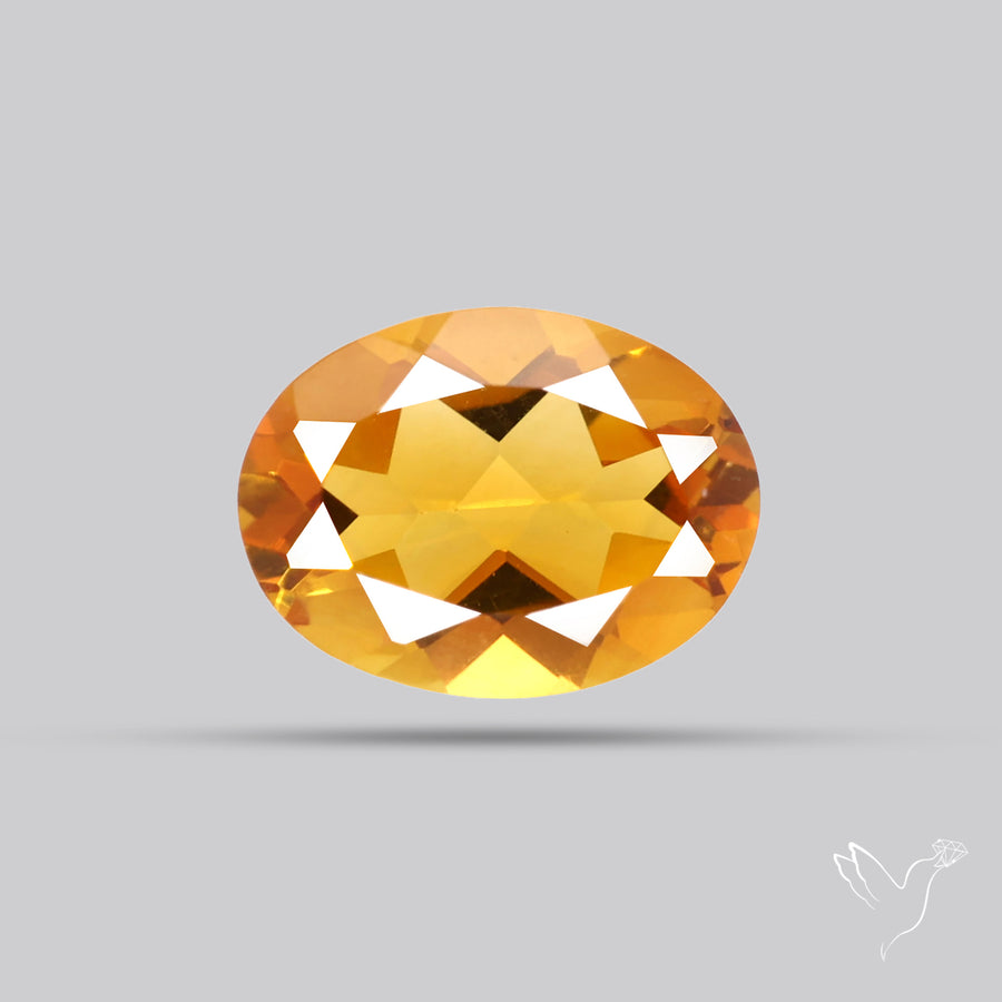 Faceted Brandy Citrine High Grade