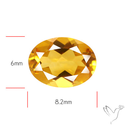 Faceted Brandy Citrine High Grade