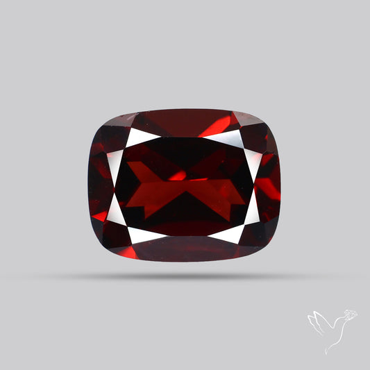 Natural Red Almandine Garnet (Pyrope) Faceted Mozambique Garnet