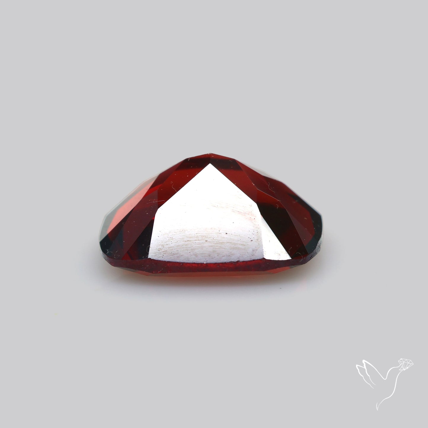 Natural Red Almandine Garnet (Pyrope) Faceted Mozambique Garnet