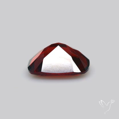 Natural Red Almandine Garnet (Pyrope) Faceted Mozambique Garnet