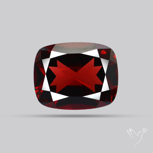 Natural Red Almandine Garnet (Pyrope) Faceted Mozambique Garnet