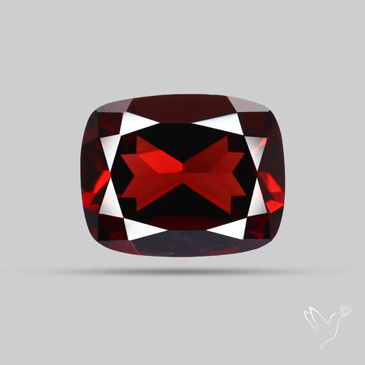 Natural Red Almandine Garnet (Pyrope) Faceted Mozambique Garnet