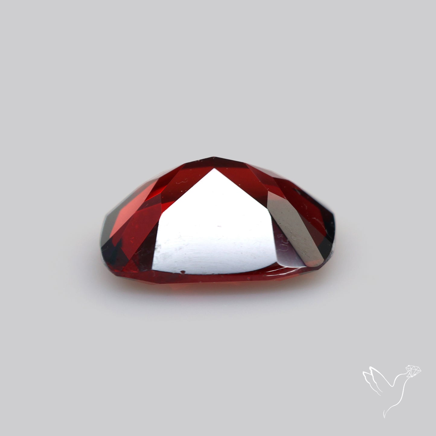 Natural Red Almandine Garnet (Pyrope) Faceted Mozambique Garnet