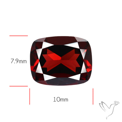 Natural Red Almandine Garnet (Pyrope) Faceted Mozambique Garnet