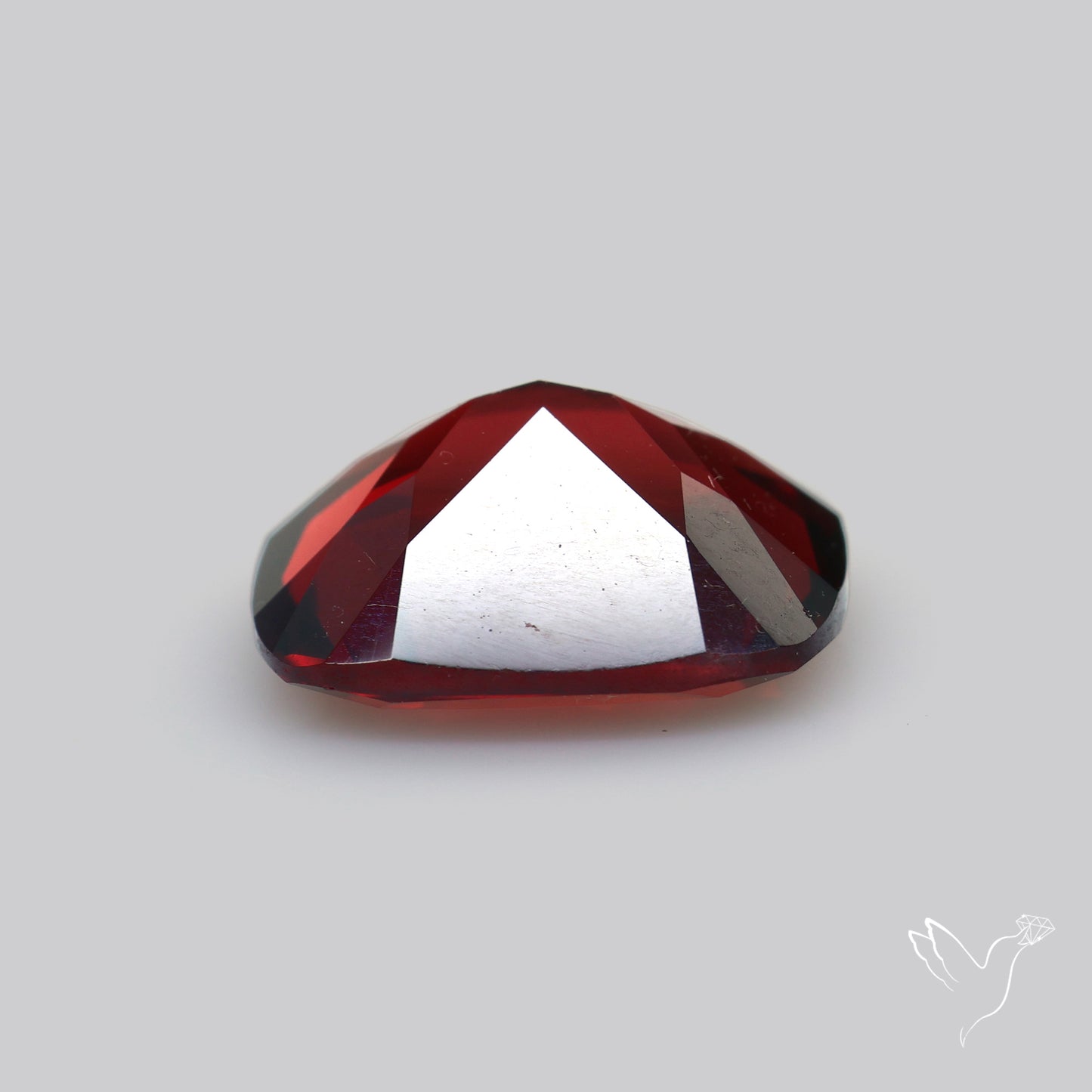 Natural Red Almandine Garnet (Pyrope) Faceted Mozambique Garnet