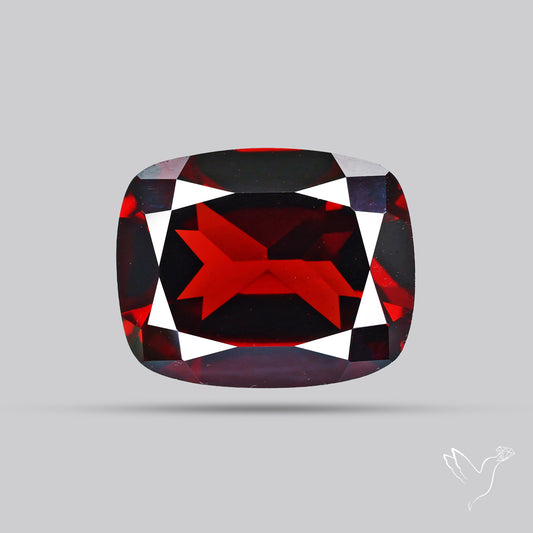 Natural Red Almandine Garnet (Pyrope) Faceted Mozambique Garnet