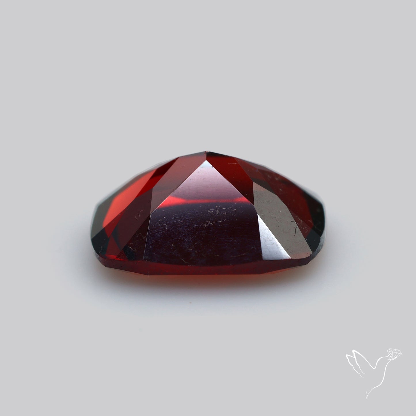 Natural Red Almandine Garnet (Pyrope) Faceted Mozambique Garnet