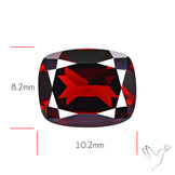 Natural Red Almandine Garnet (Pyrope) Faceted Mozambique Garnet
