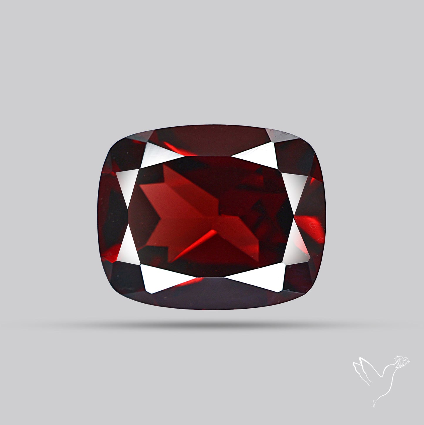 Natural Red Almandine Garnet (Pyrope) Faceted Mozambique Garnet
