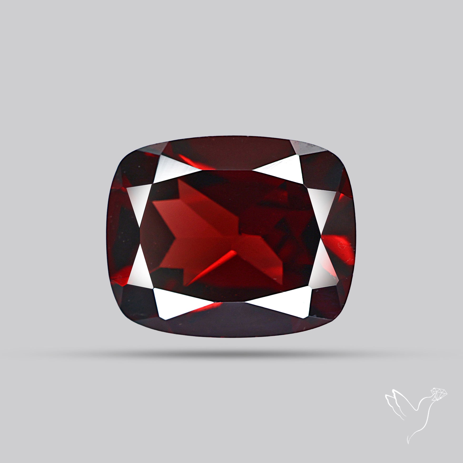 Natural Red Almandine Garnet (Pyrope) Faceted Mozambique Garnet