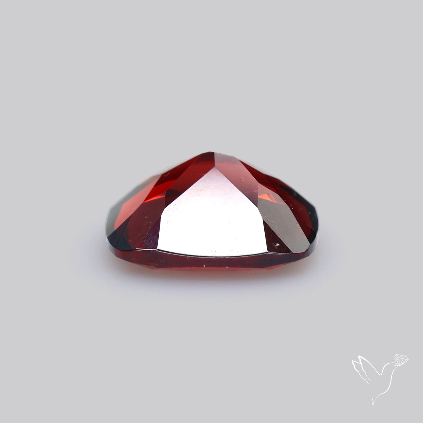Natural Red Almandine Garnet (Pyrope) Faceted Mozambique Garnet