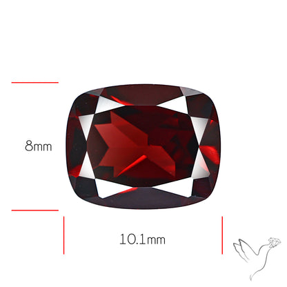 Natural Red Almandine Garnet (Pyrope) Faceted Mozambique Garnet