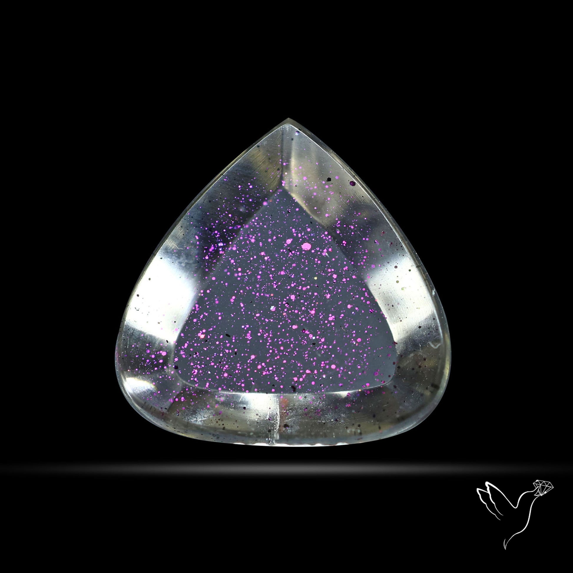 Rare Brazilian Pink Fire Covellite aka Pink Fire Quartz
