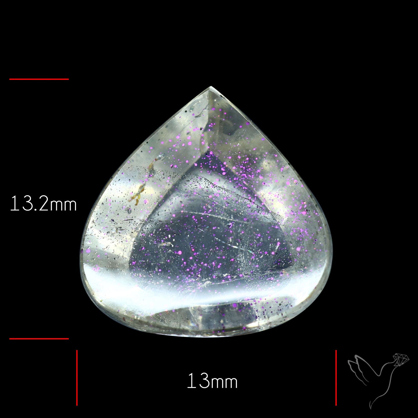 Rare Brazilian Pink Fire Covellite aka Pink Fire Quartz