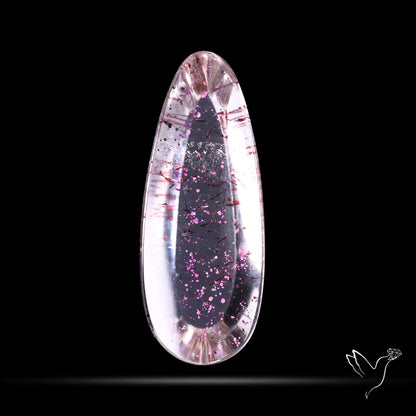 Rare Brazilian Pink Fire Covellite aka Pink Fire Quartz