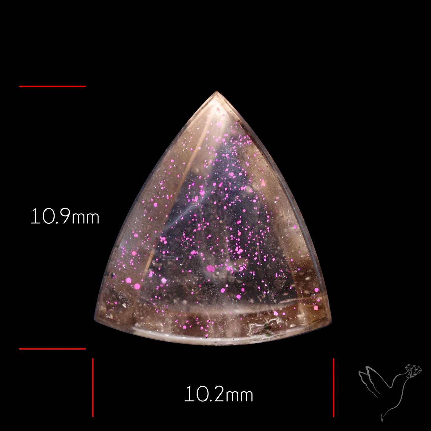 Rare Brazilian Pink Fire Covellite aka Pink Fire Quartz