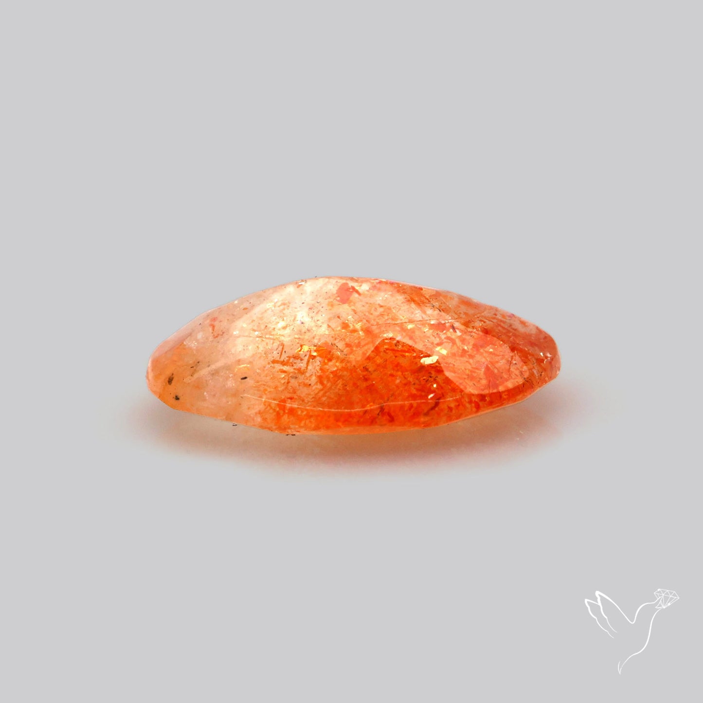 Faceted Tanzanian Confetti Sunstone