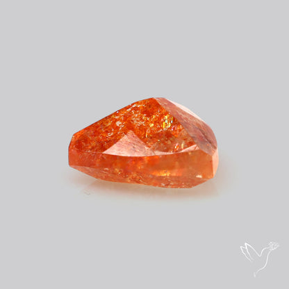 Faceted Tanzanian Confetti Sunstone