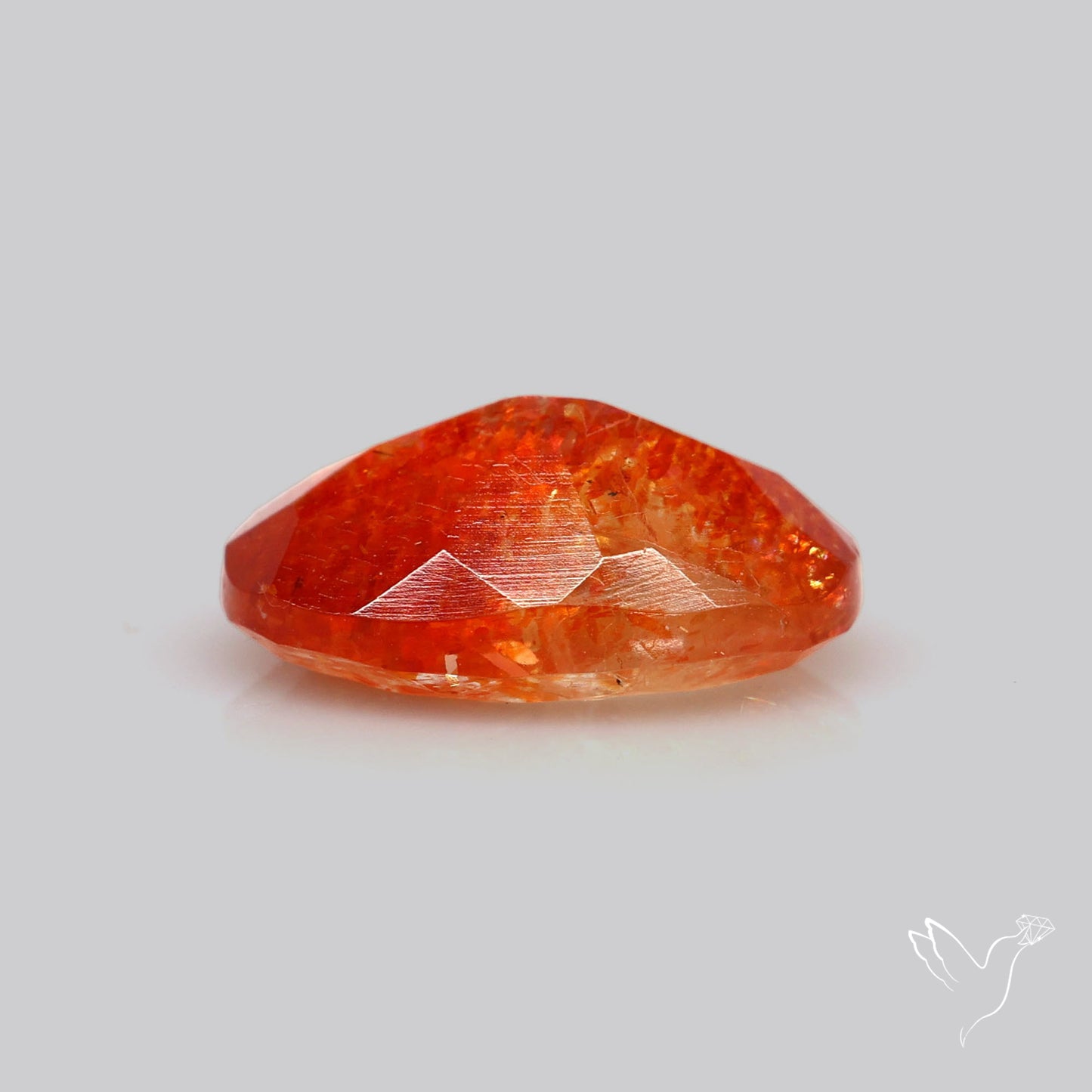 Faceted Tanzanian Confetti Sunstone