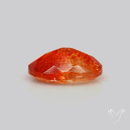 Faceted Tanzanian Confetti Sunstone