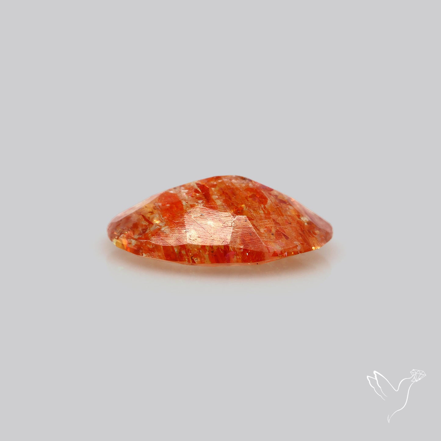 Faceted Tanzanian Confetti Sunstone