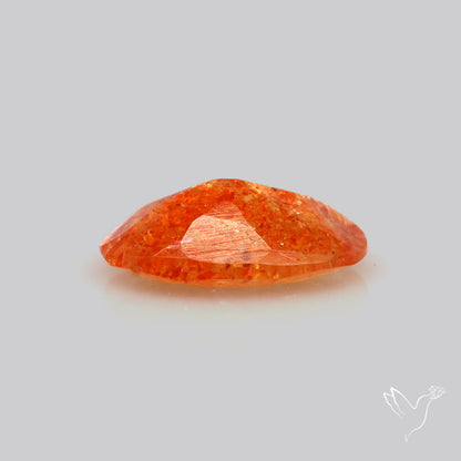 Faceted Tanzanian Confetti Sunstone