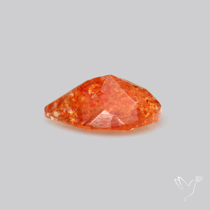 Faceted Tanzanian Confetti Sunstone
