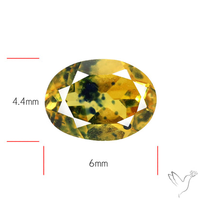 Rare Songea Sapphire Faceted Fine Gemstone