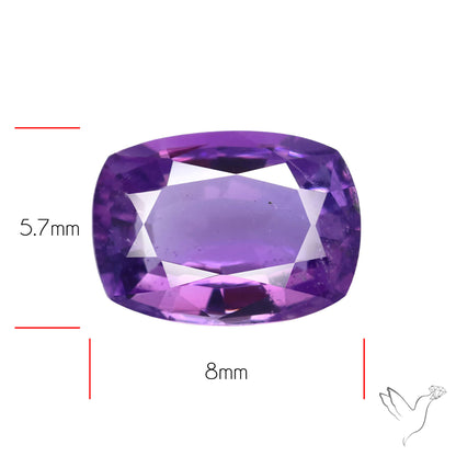 Faceted Amethyst African Deep Violet Purple