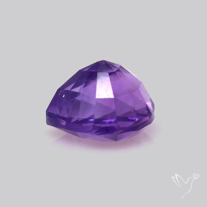 Faceted Amethyst African Deep Violet Purple