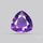 Faceted Amethyst African Deep Violet Purple