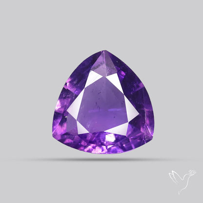 Faceted Amethyst African Deep Violet Purple