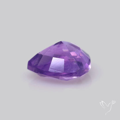 Faceted Amethyst African Deep Violet Purple