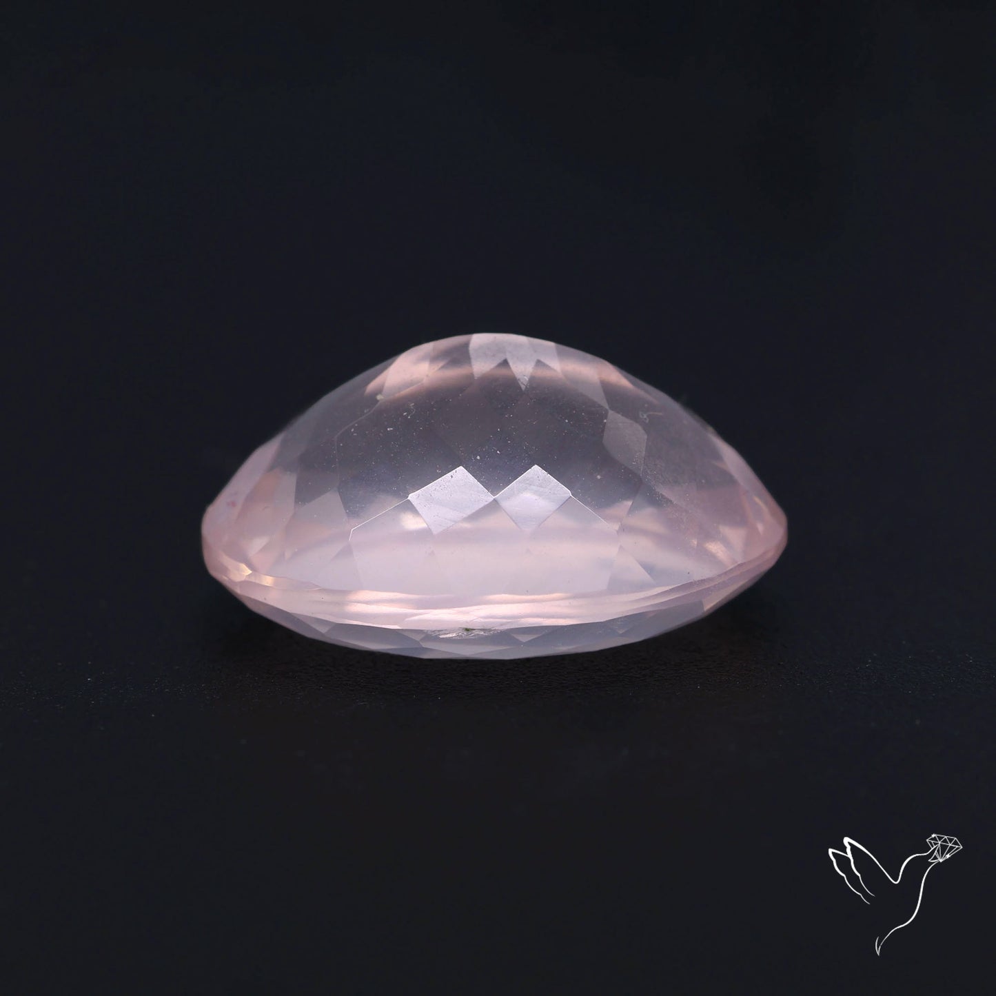 Faceted Rose Quartz