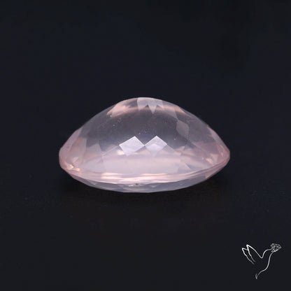 Faceted Rose Quartz