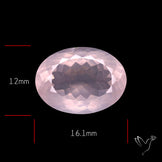 Faceted Rose Quartz