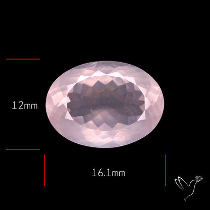 Faceted Rose Quartz