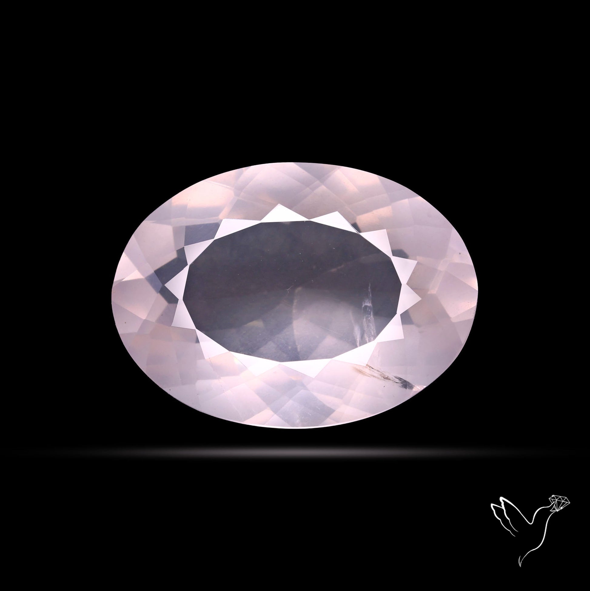 Faceted Rose Quartz