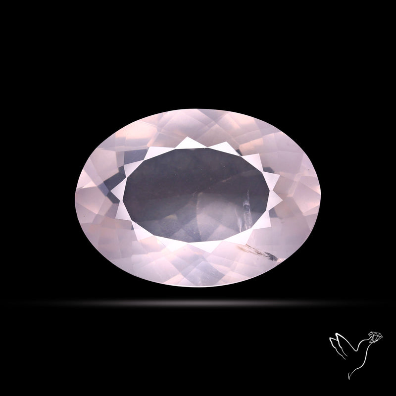 Faceted Rose Quartz
