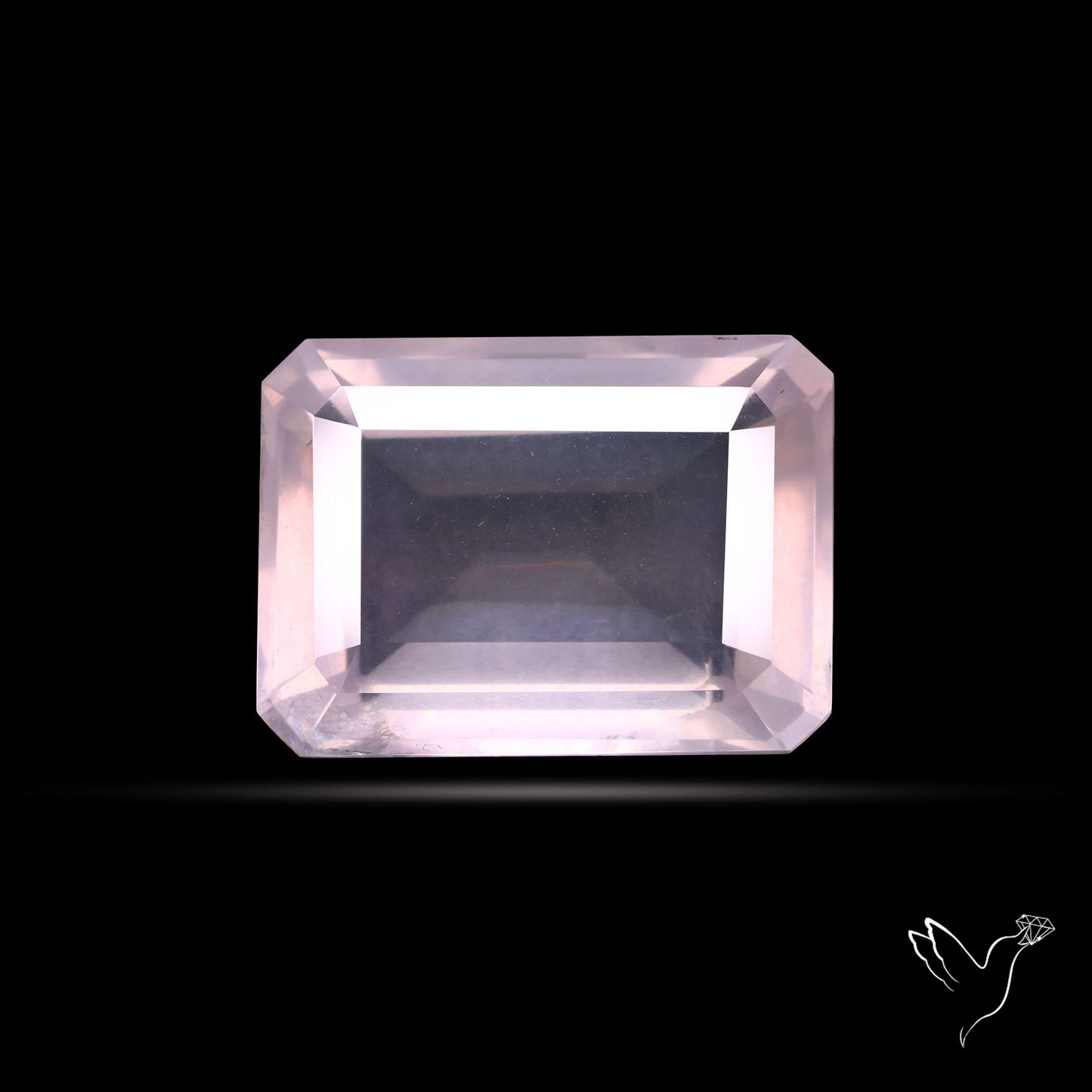 Faceted Rose Quartz