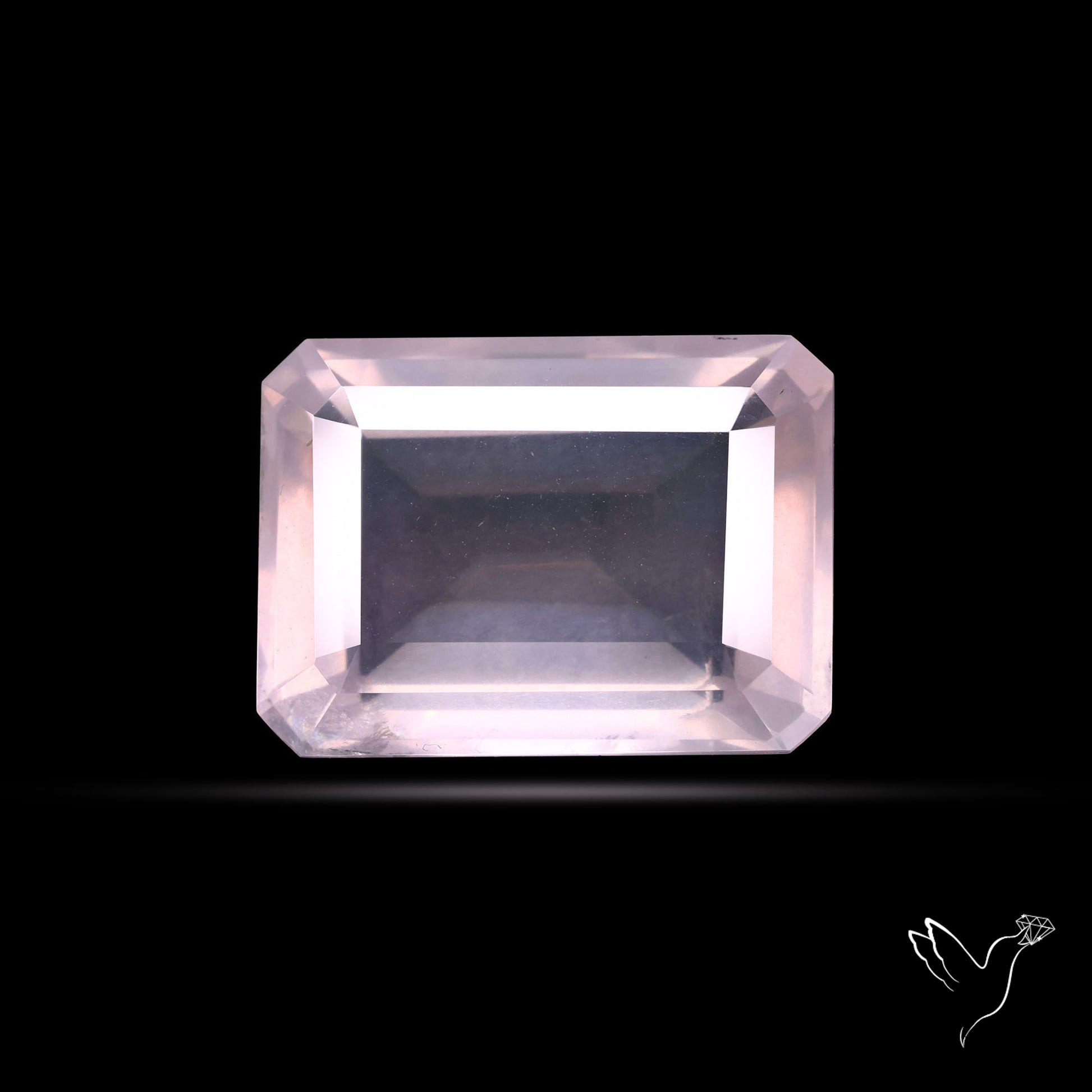 Faceted Rose Quartz